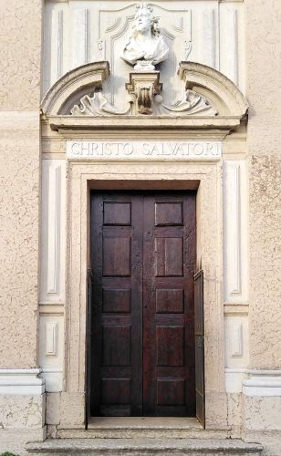 Recupero elemento Porta lignea oratorio Ca Nave Cittadella Padova 05