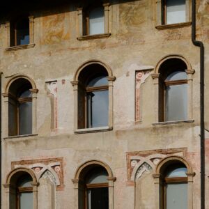 Pordenone Palazzo Ricchieri facciata ante restauro