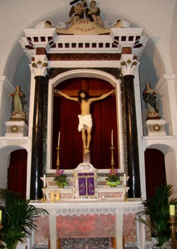 Sardegna Galtellì Santissimo Crocifisso post restauro