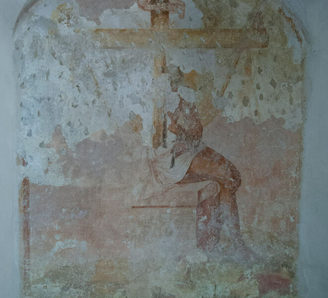 Polcenigo santuario santissima trinità affresco cripta prima